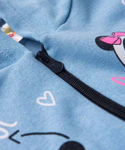 Conjunto de Inverno para Menina Pandinha Azul