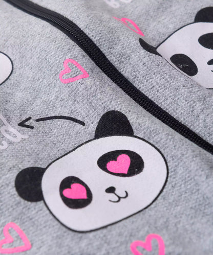 Conjunto de Inverno para Menina Pandinha Rosa