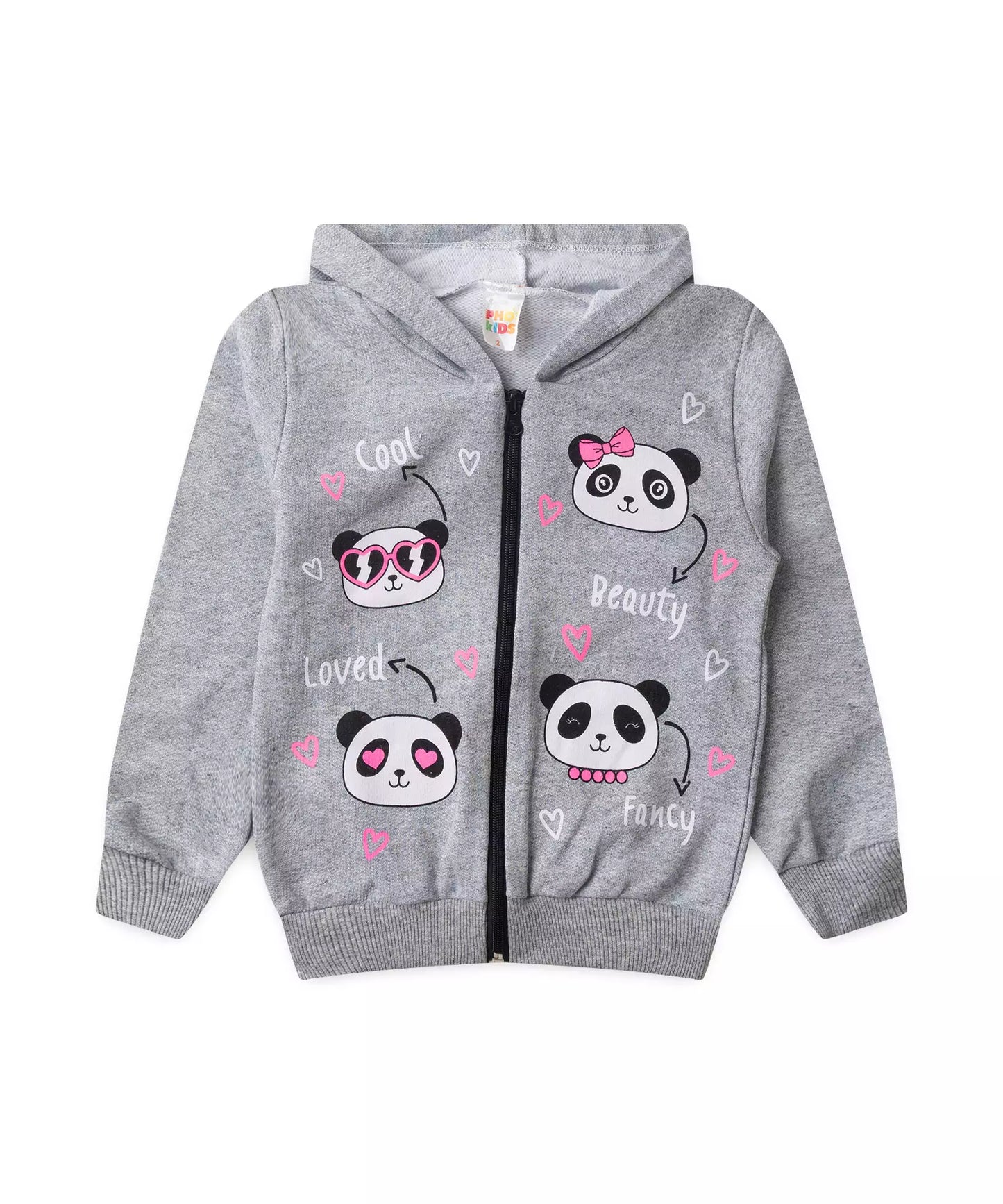 Conjunto de Inverno para Menina Pandinha Rosa