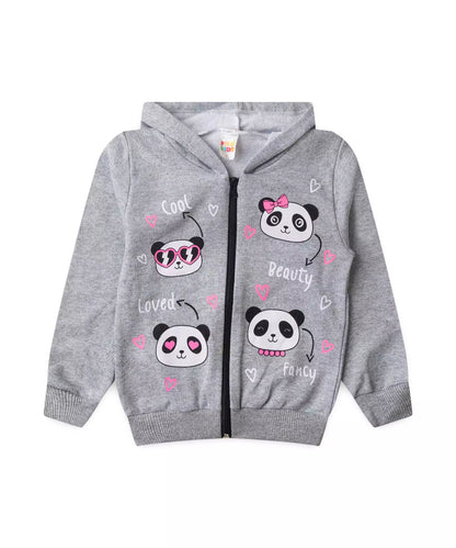 Conjunto de Inverno para Menina Pandinha Rosa