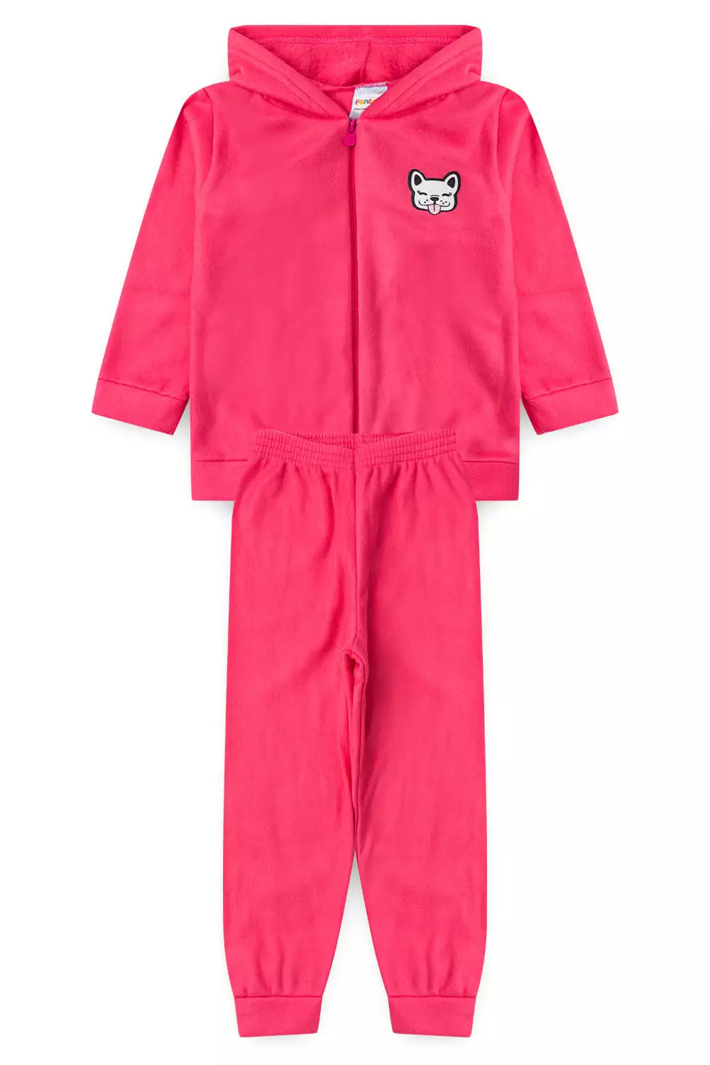 Conjunto de Inverno para Menina Puppy Love Pink