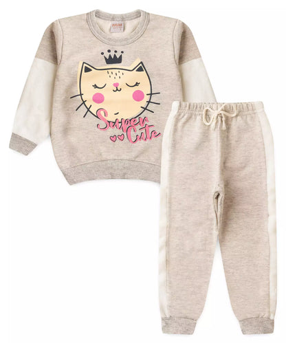 Conjunto de Inverno para Menina Super Cute Mescla