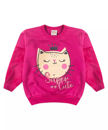 Conjunto de Inverno para Menina Super Cute Pink