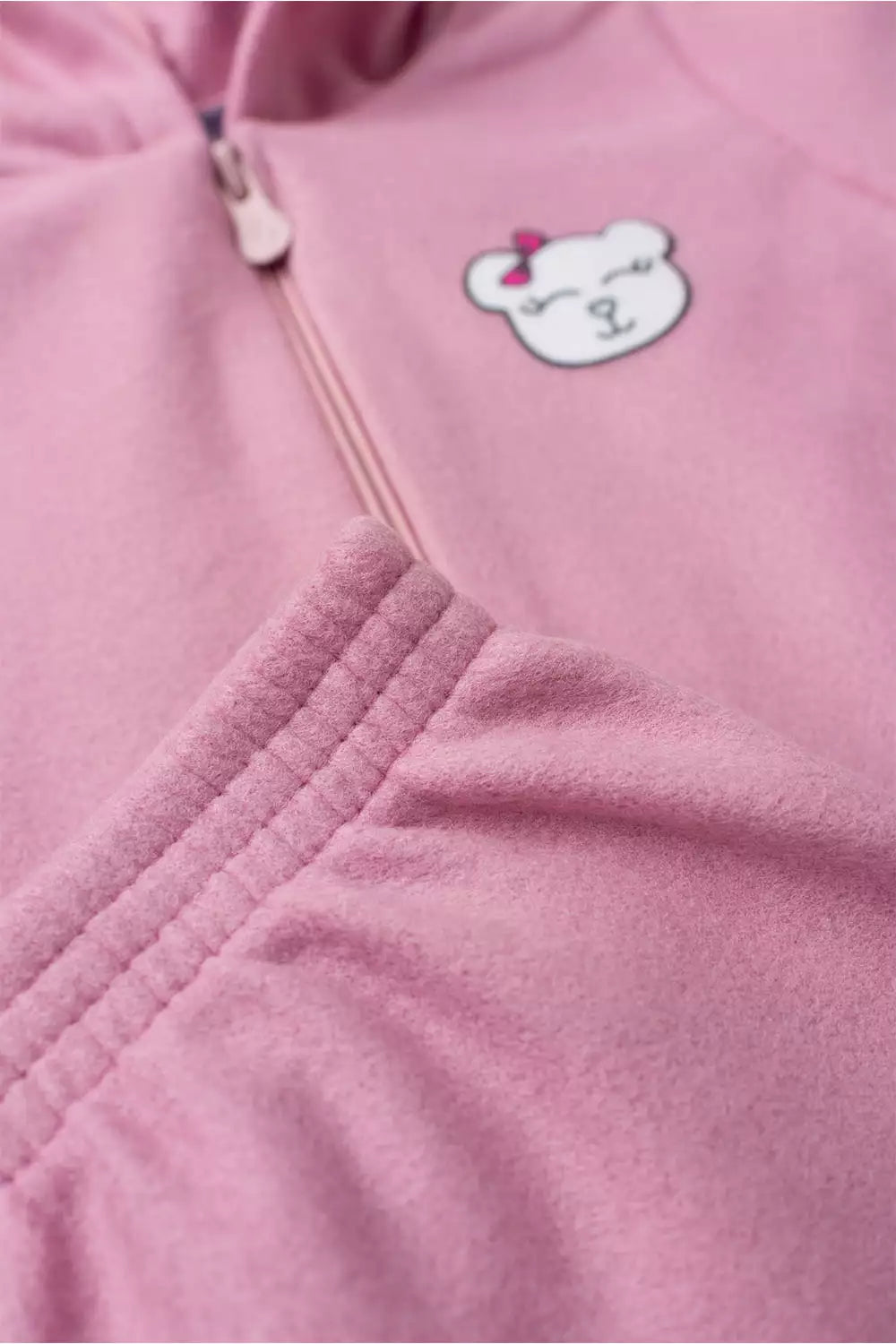 Conjunto de Inverno para Menina Ursinha Delicada Rosa