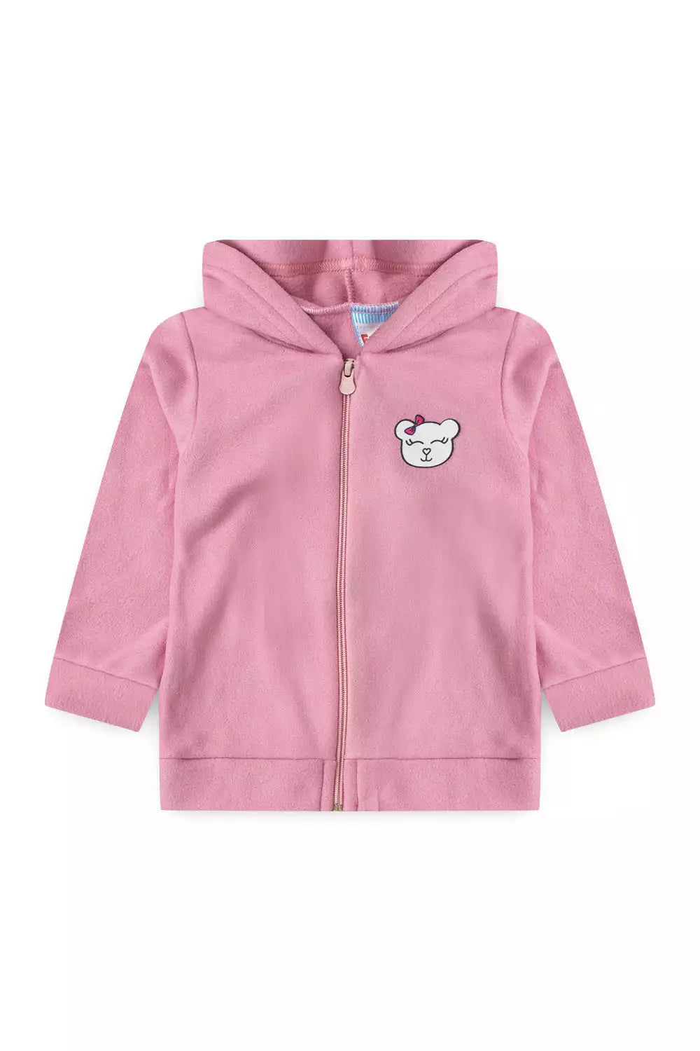 Conjunto de Inverno para Menina Ursinha Delicada Rosa