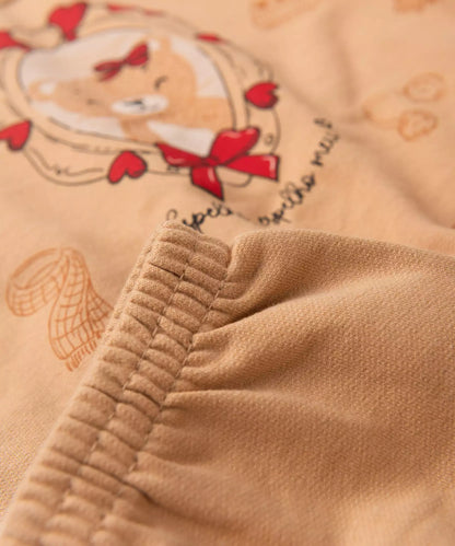 Conjunto de Inverno para Menina Ursinha Marrom