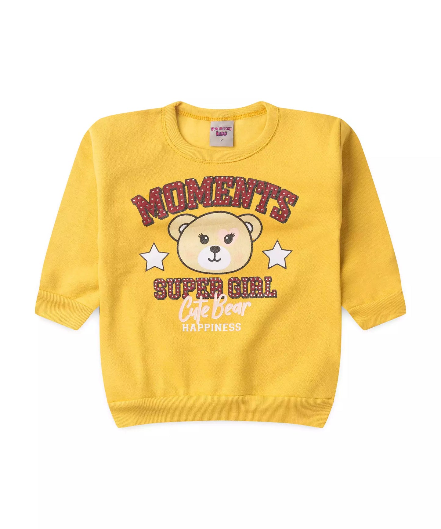 Conjunto de Inverno para Menina Ursinho Bege