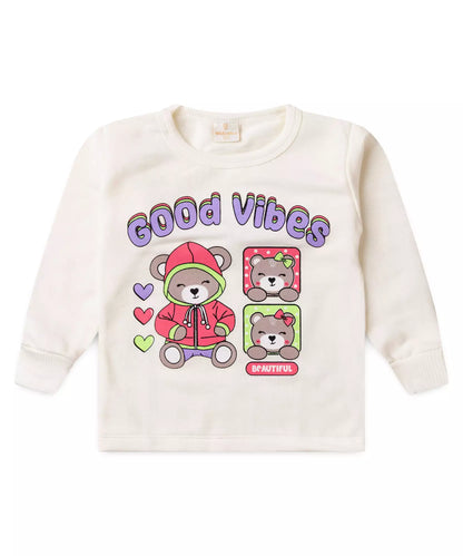 Conjunto de Inverno para Menina no Ursinho Marfim
