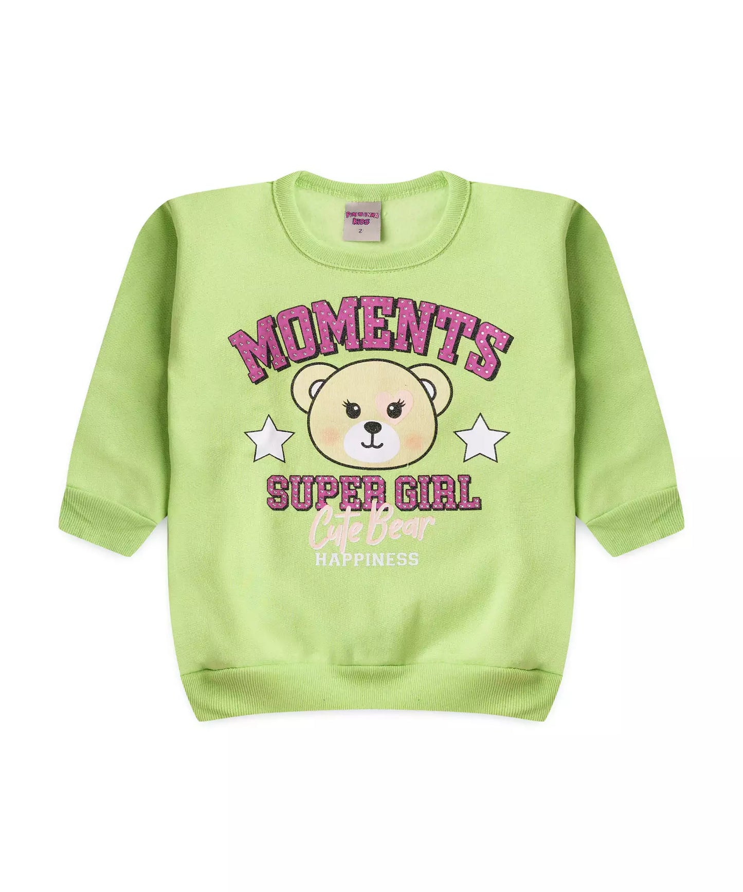 Conjunto de Inverno para Menina Ursinho Verde