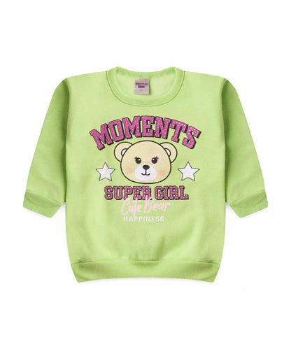 Conjunto de Inverno para Menina Ursinho Verde