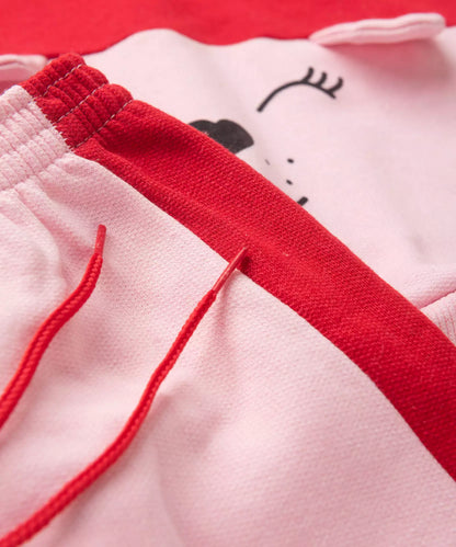 Conjunto de Inverno para Menina Ursinho Vermelho