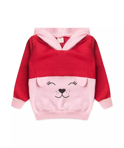 Conjunto de Inverno para Menina Ursinho Vermelho