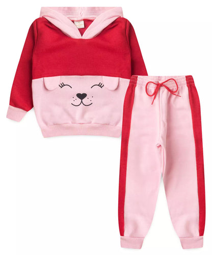 Conjunto de Inverno para Menina Ursinho Vermelho
