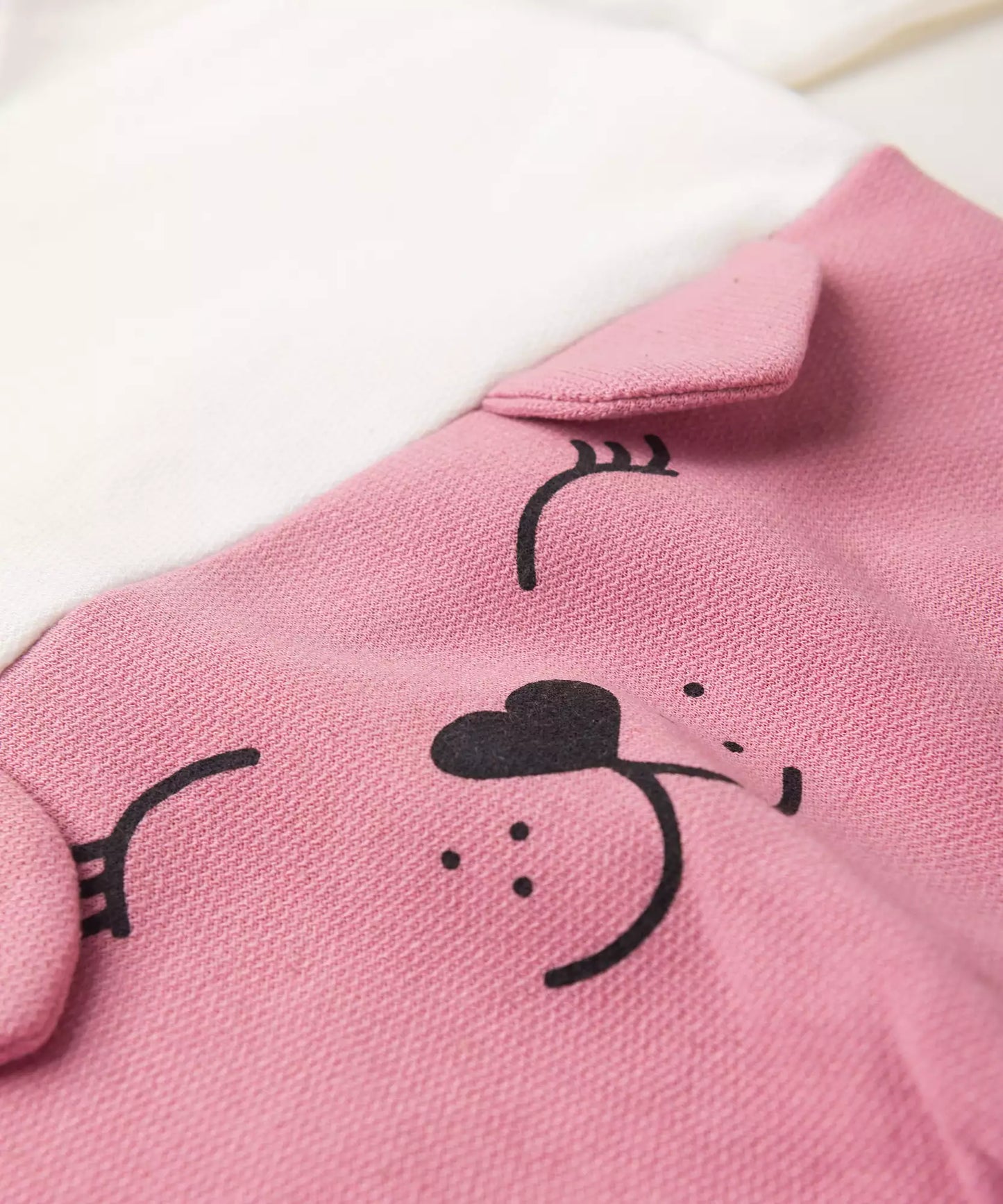 Conjunto de Inverno para Menina Urso Marfim