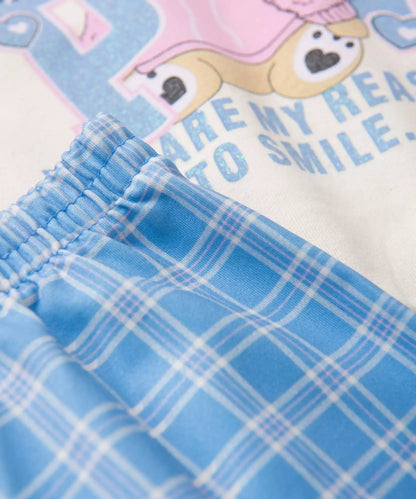 Conjunto de Inverno para Menina no Urso Marfim
