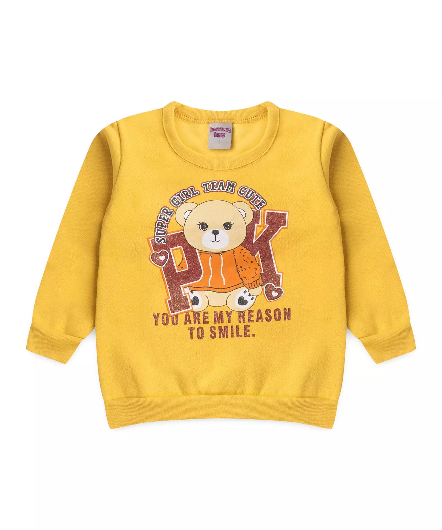 Conjunto de Inverno para Menina Urso Marrom