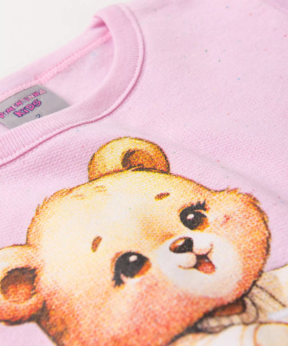 Conjunto de Inverno para Menina Urso Pink