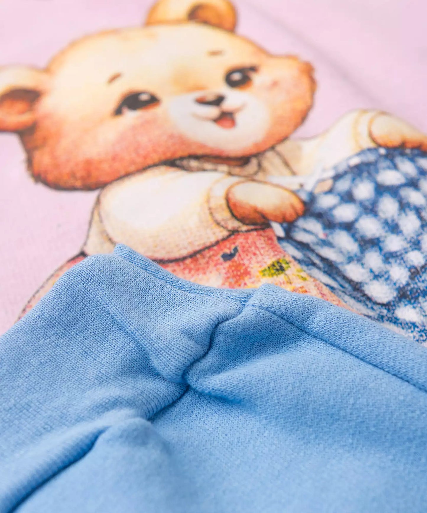 Conjunto de Inverno para Menina Urso Pink