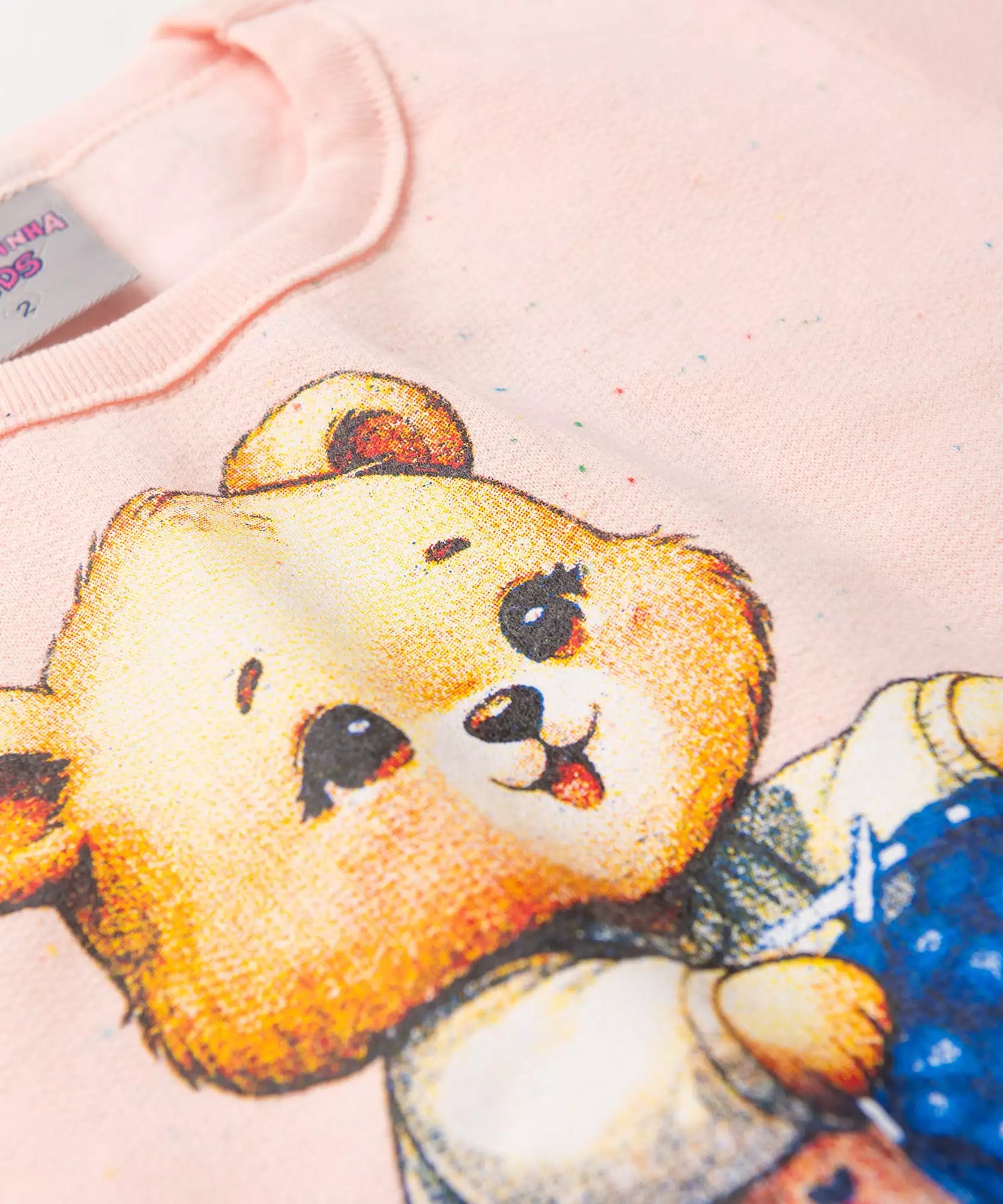 Conjunto de Inverno para Menina Urso Rosa