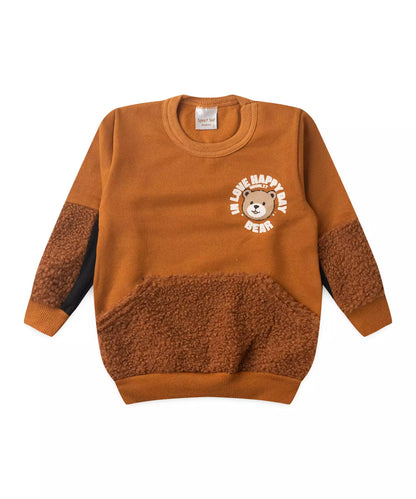 Conjunto de Inverno para Menino Bear Marrom