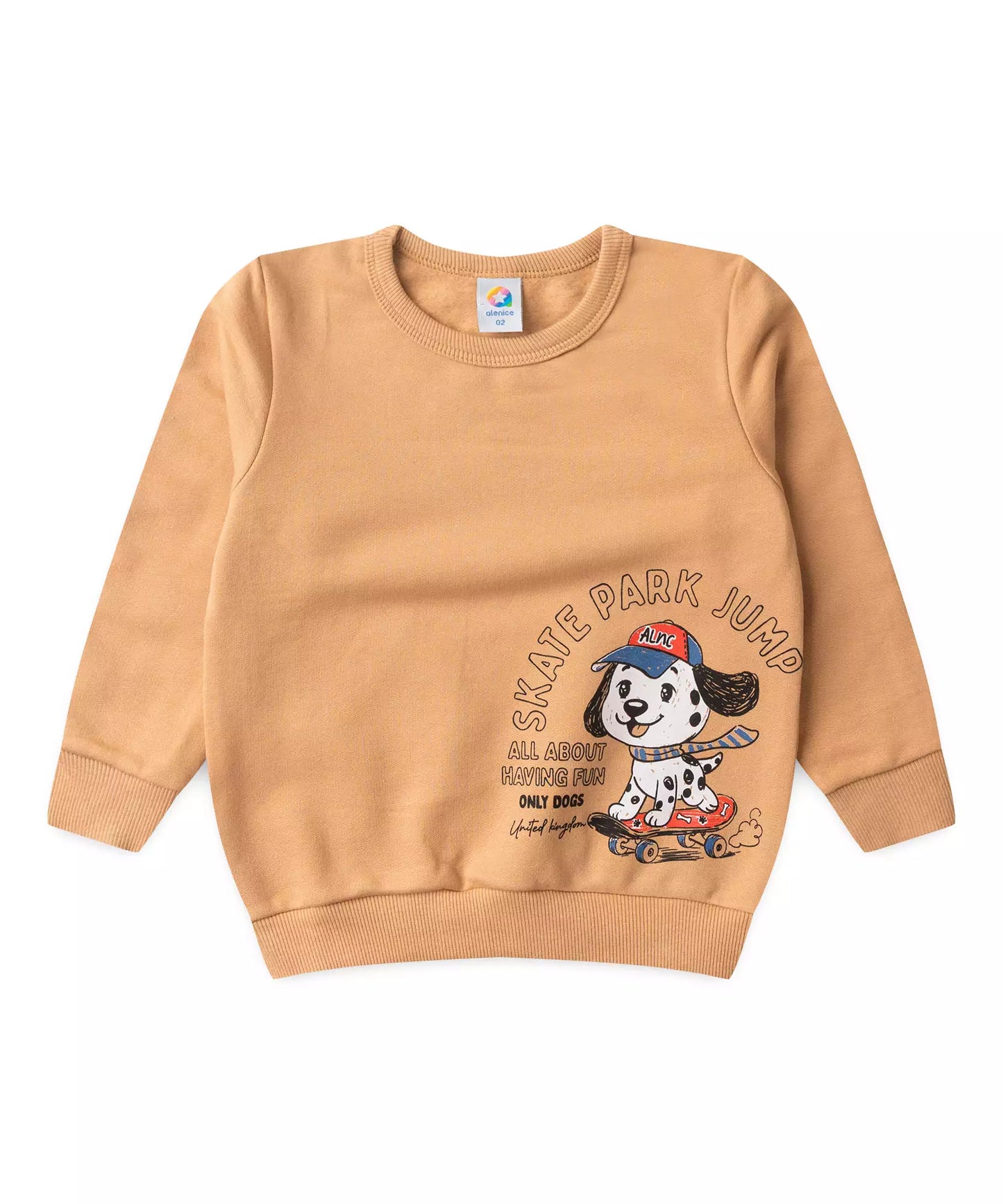Conjunto de Inverno para Menino Dálmata Marrom