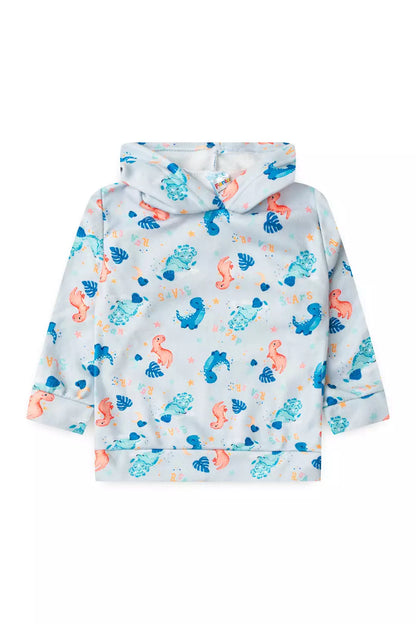 Conjunto de Inverno para Menino Dino Aventura Azul