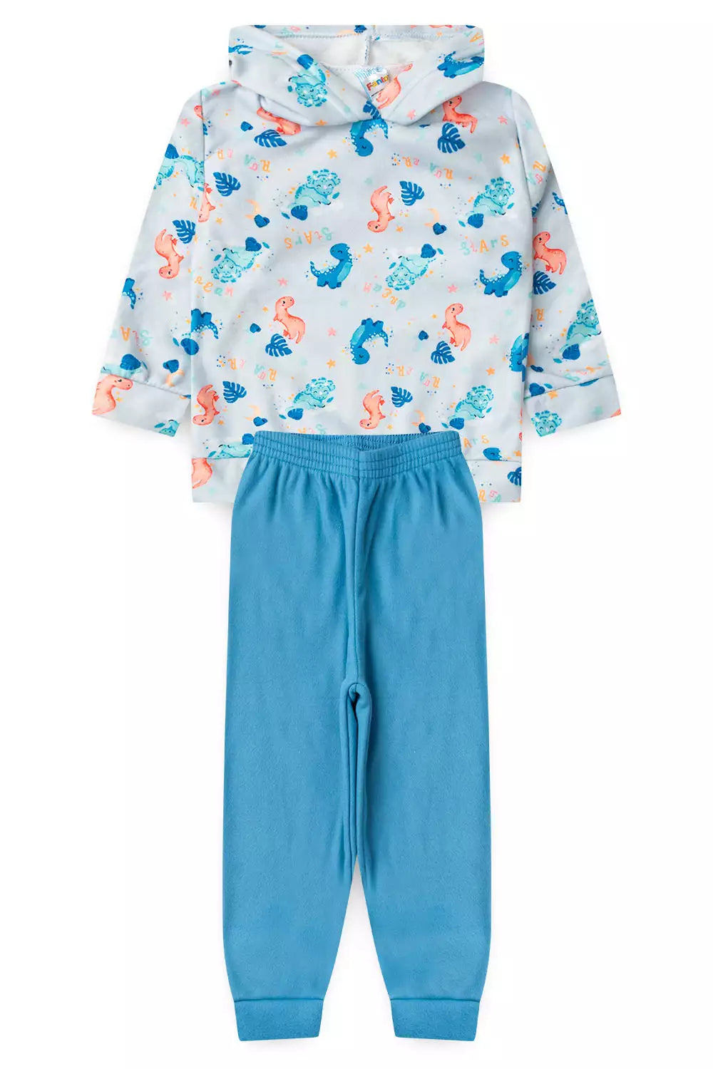 Conjunto de Inverno para Menino Dino Aventura Azul