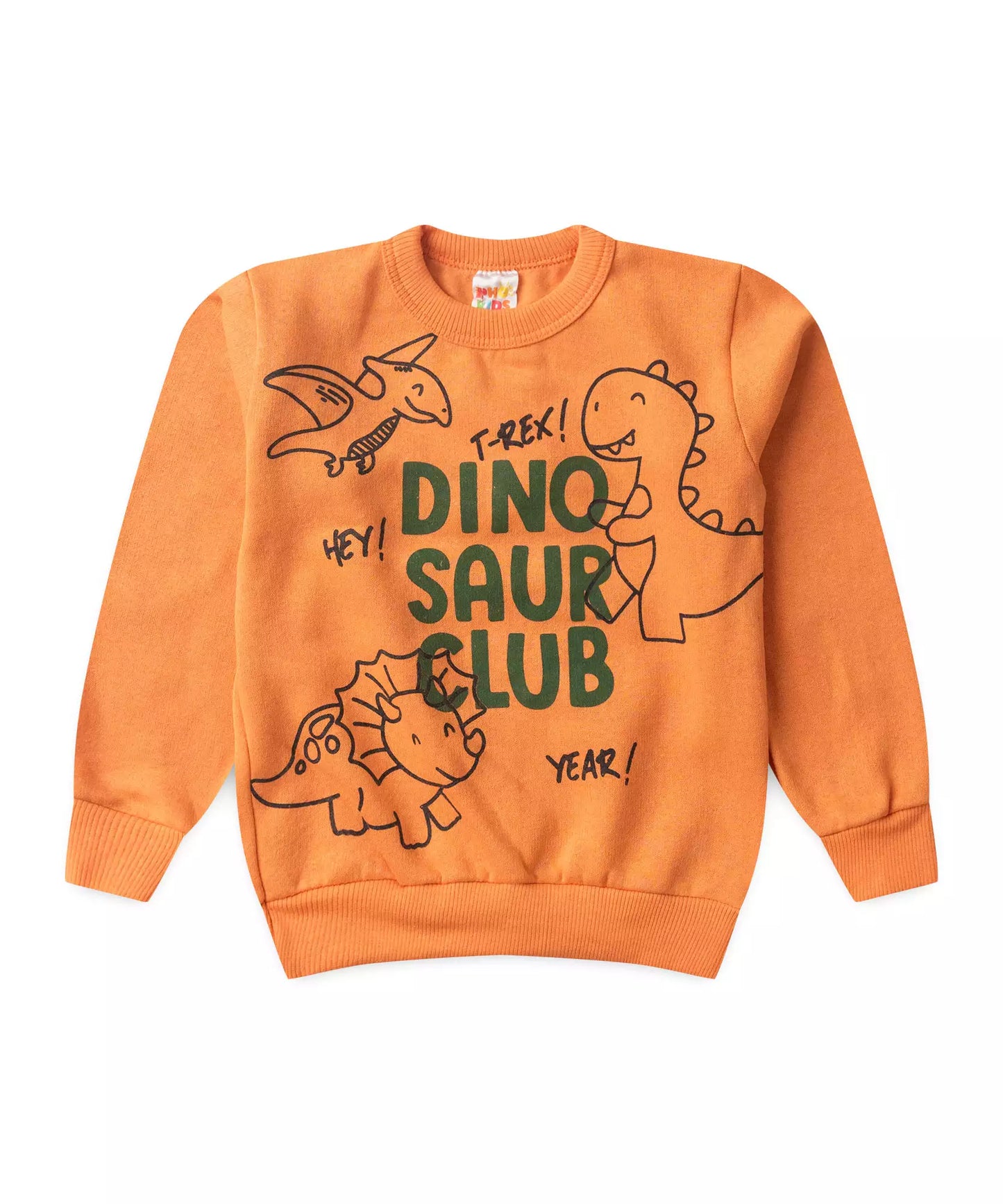 Conjunto de Inverno para Menino Dino Club Laranja