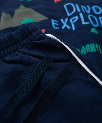 Conjunto de Inverno para Menino Dino Explorer Marinho