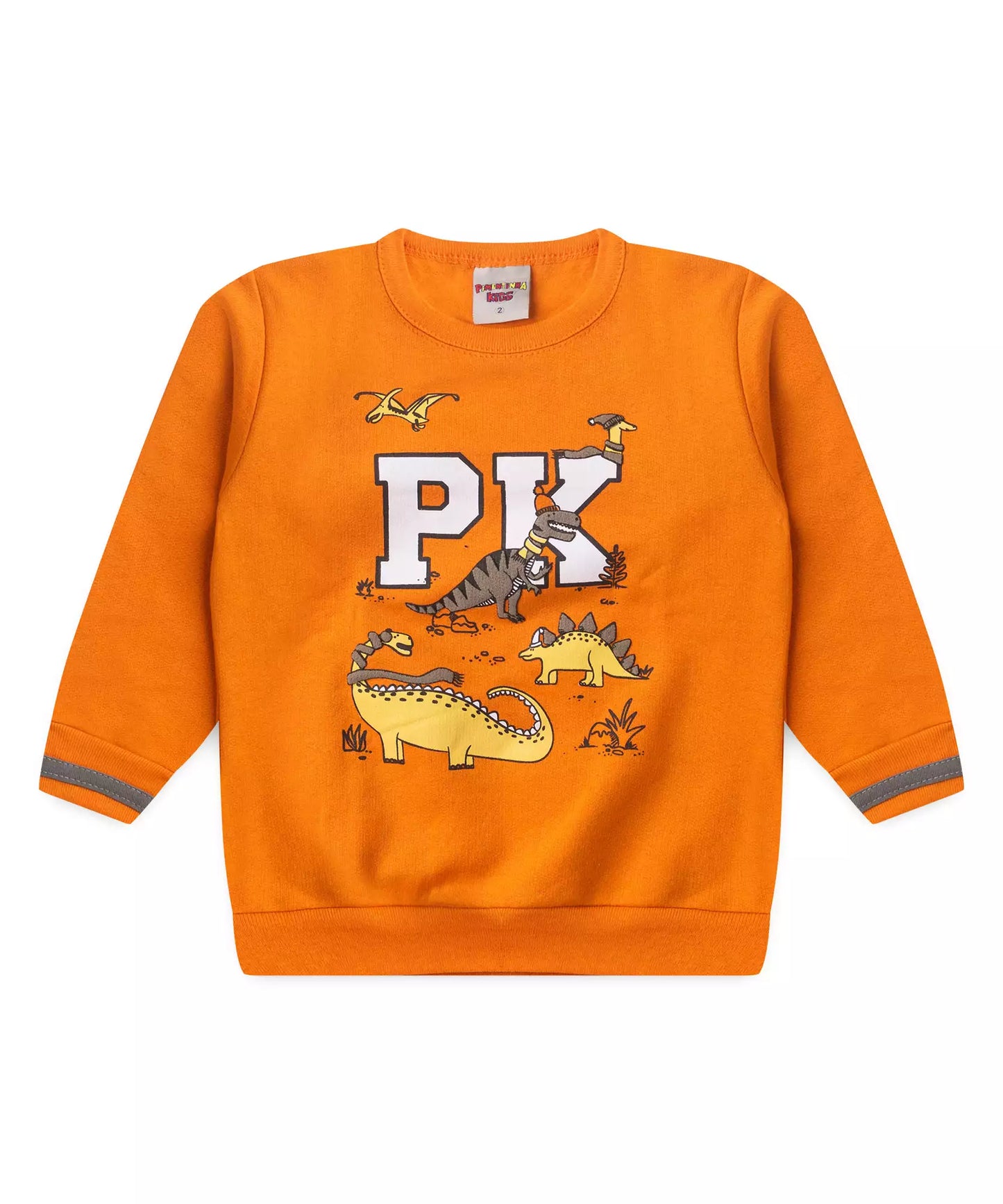Conjunto de Inverno para Menino Dino Laranja
