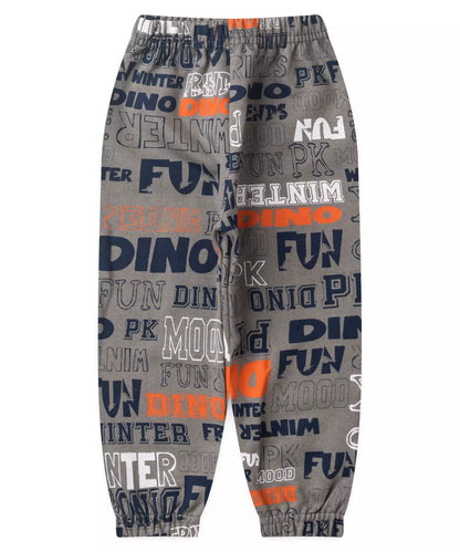 Conjunto de Inverno para Menino Dino Laranja
