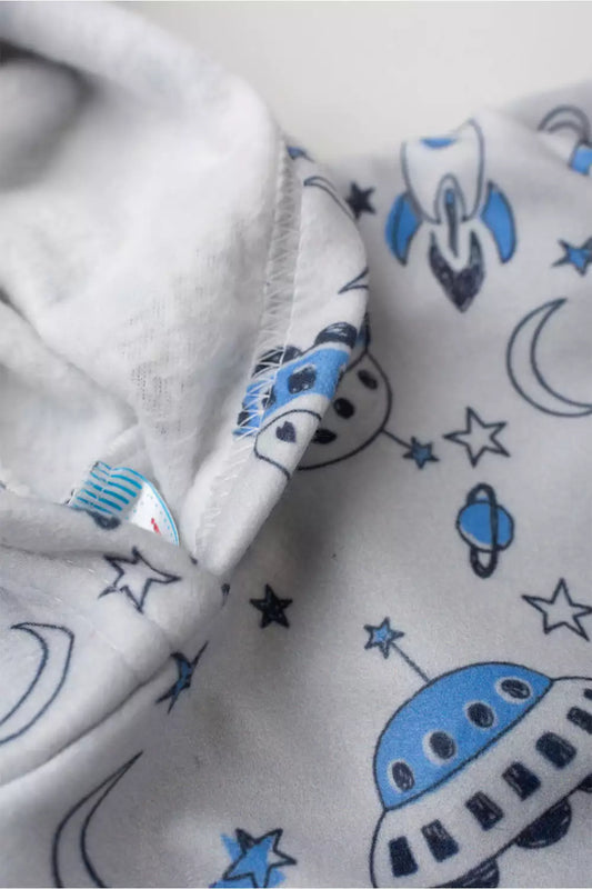 Conjunto de Inverno para Menino Espaço Divertido Marinho