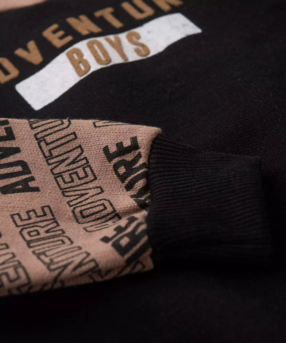 Conjunto de Inverno para Menino Estampado no Preto
