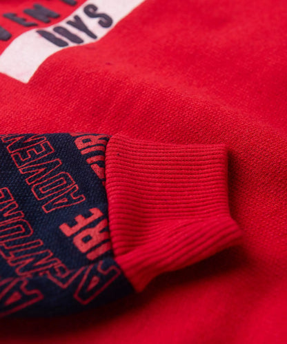 Conjunto de Inverno para Menino Estampado Vermelho