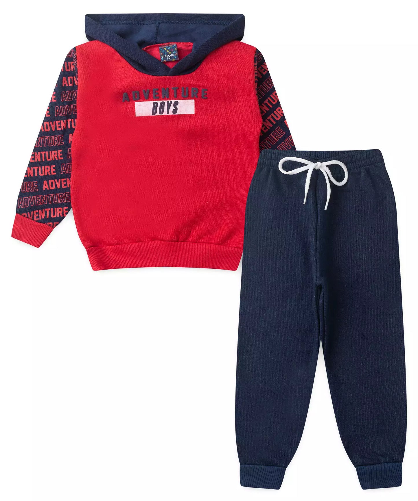 Conjunto de Inverno para Menino Estampado Vermelho