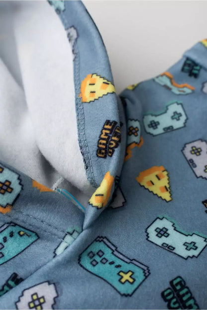Conjunto de Inverno para Menino Game Level Cinza