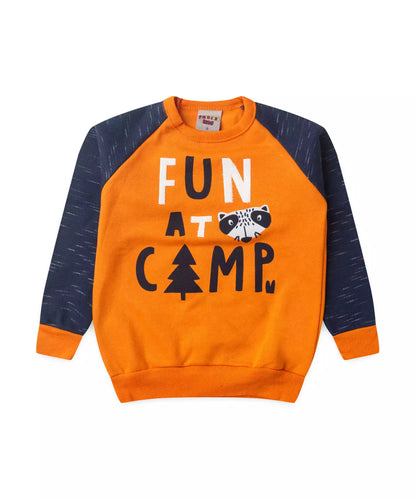 Conjunto de Inverno para Menino Guaxinim Laranja