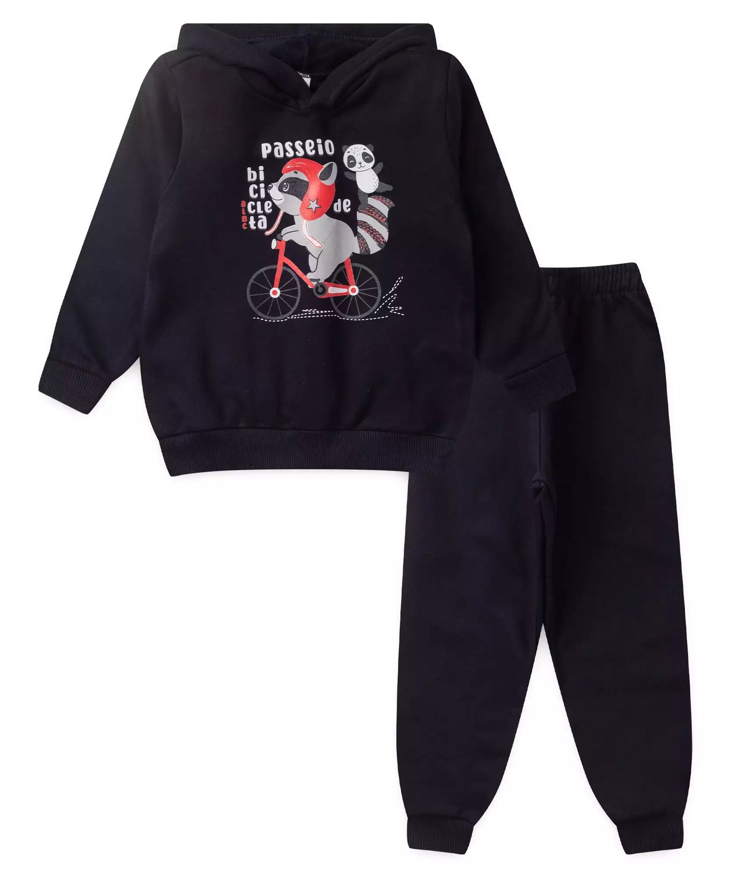 Conjunto de Inverno para Menino Guaxinim Marinho