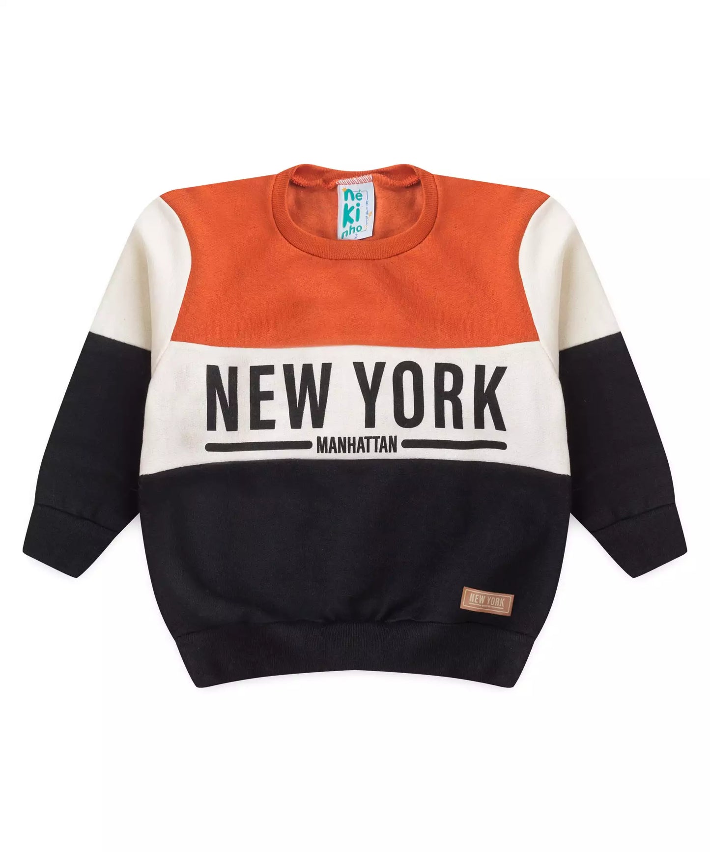 Conjunto de Inverno para Menino New York Laranja