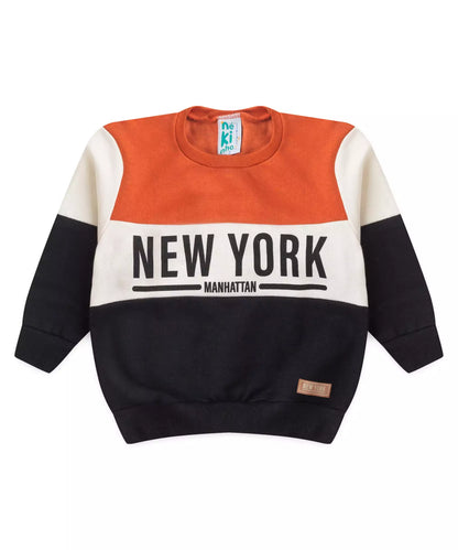 Conjunto de Inverno para Menino New York Laranja