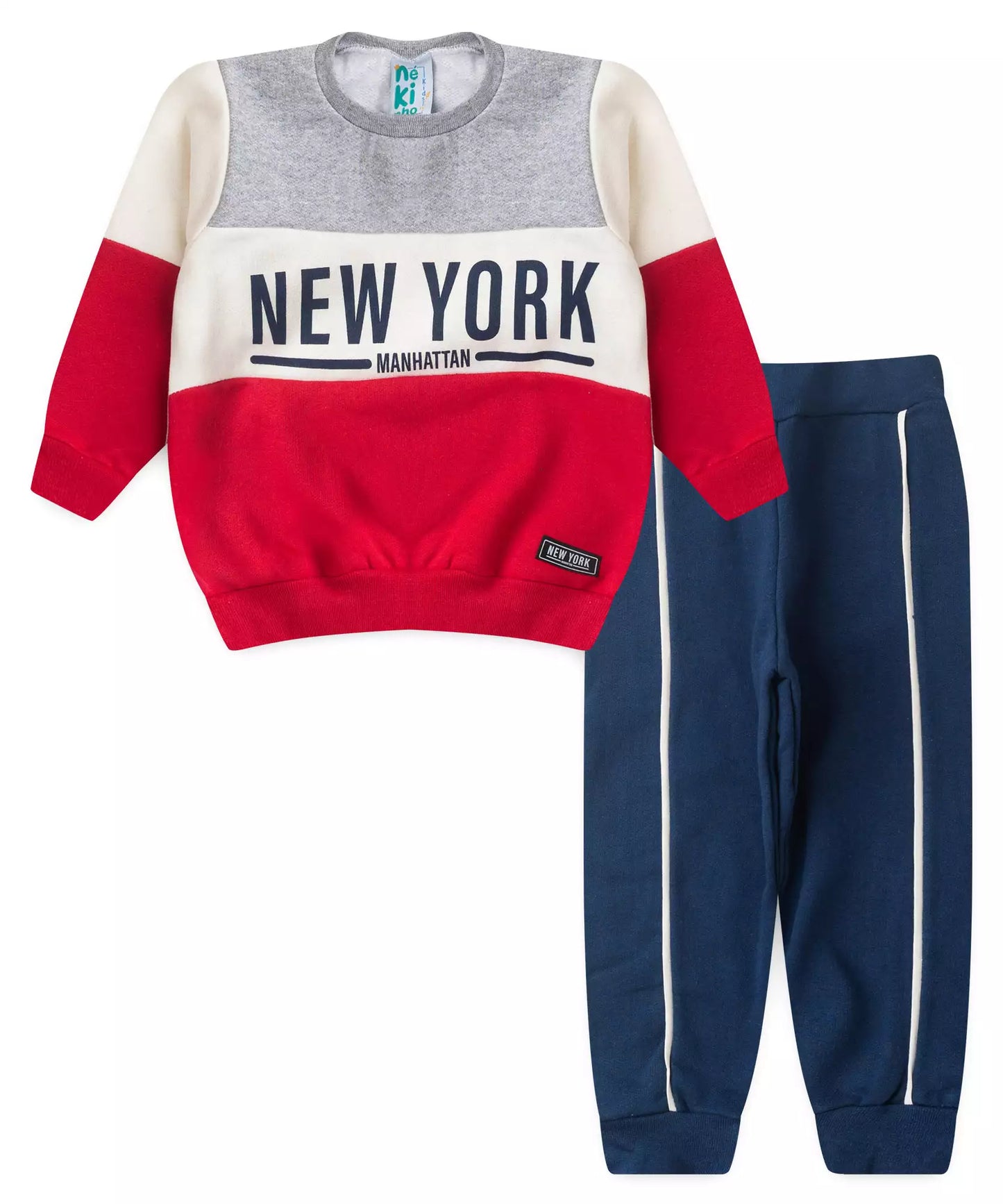 Conjunto de Inverno para Menino New York Mescla