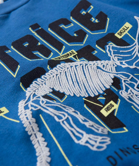 Conjunto de Inverno para Menino Triceratops Azul