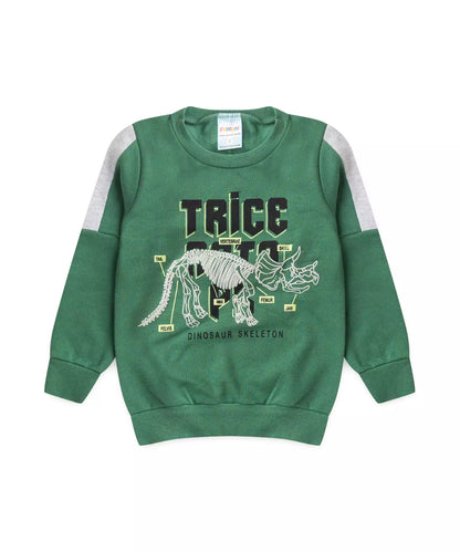 Conjunto de Inverno para Menino Triceratops Verde