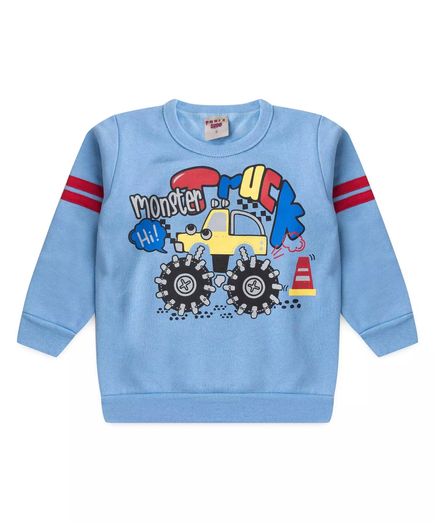 Conjunto de Inverno para Menino Truck Azul
