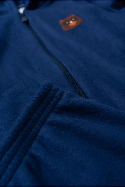 Conjunto de Inverno para Menino Ursinho Aconchego Marinho