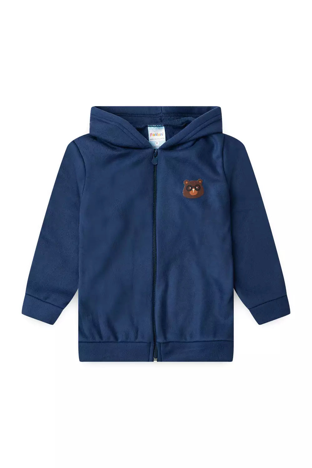 Conjunto de Inverno para Menino Ursinho Aconchego Marinho