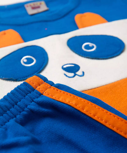 Conjunto de Inverno para Menino Ursinho Azul