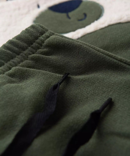Conjunto de Inverno para Menino Ursinho em Preto