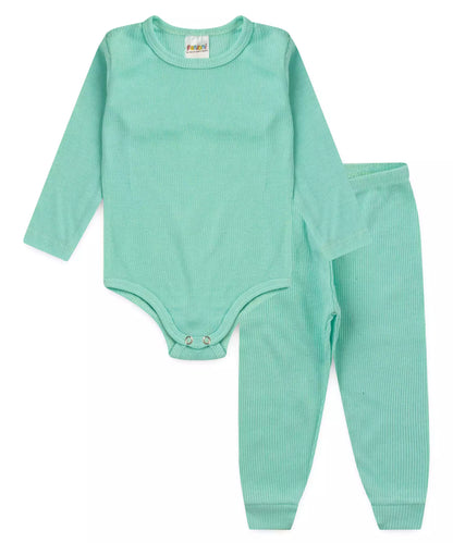 Conjunto de Ribana para Bebê Menino Verde