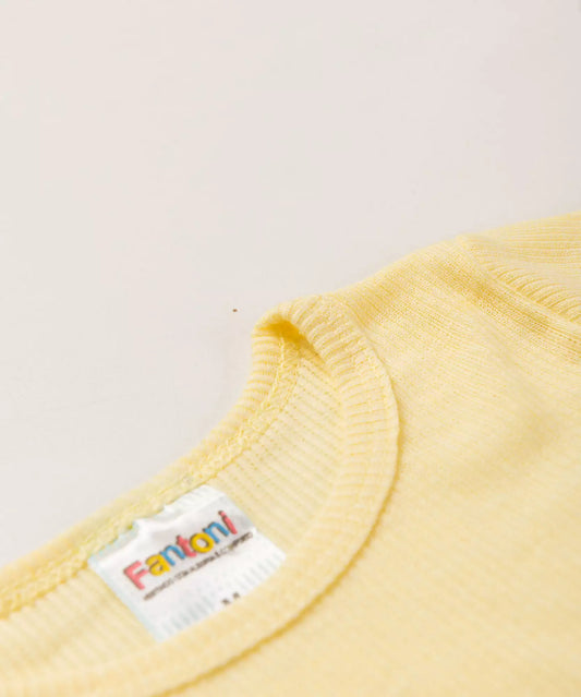 Conjunto de Ribana para Bebê Unissex Amarelo